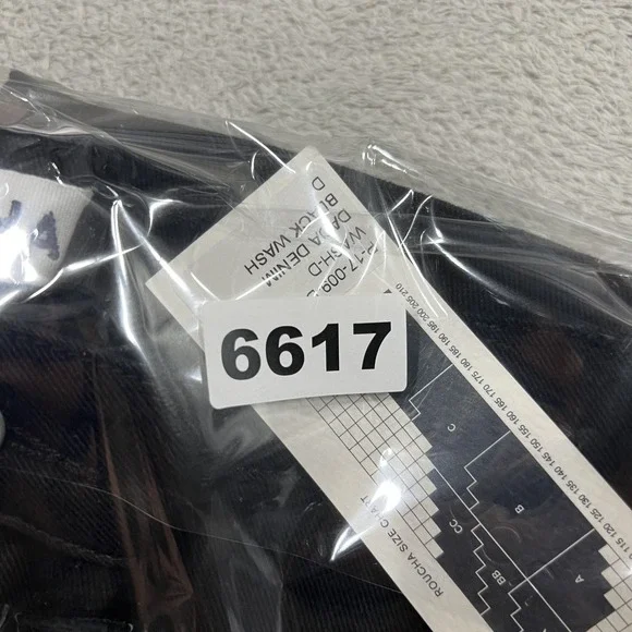 Roucha Jeans Womens Size D 16-18 Over 5'4 Dada Black Denim Pleated Ankle New - Picture 16 of 16